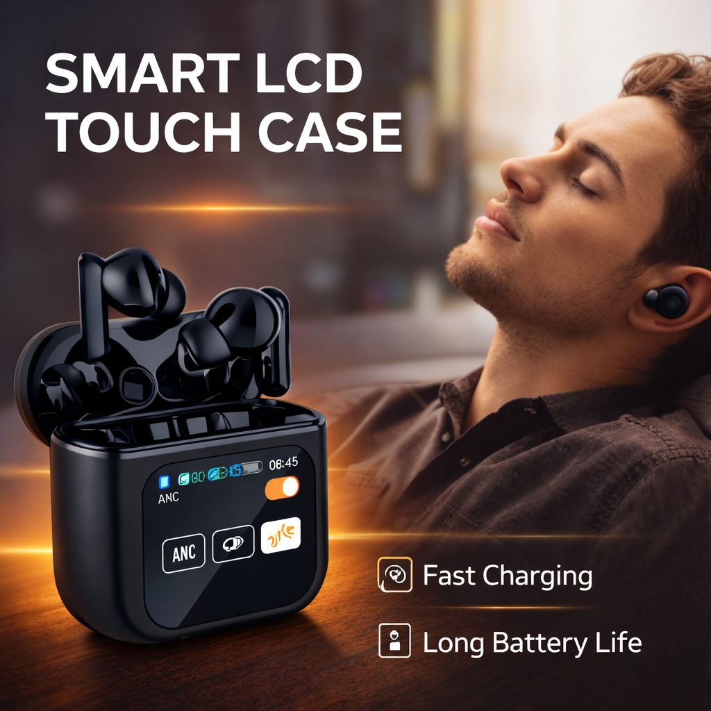 PureBeatz BassVault Pro | LCD Display Airbuds