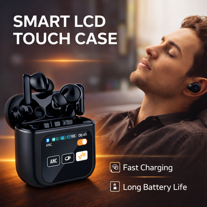 PureBeatz BassVault Pro | LCD Display Airbuds