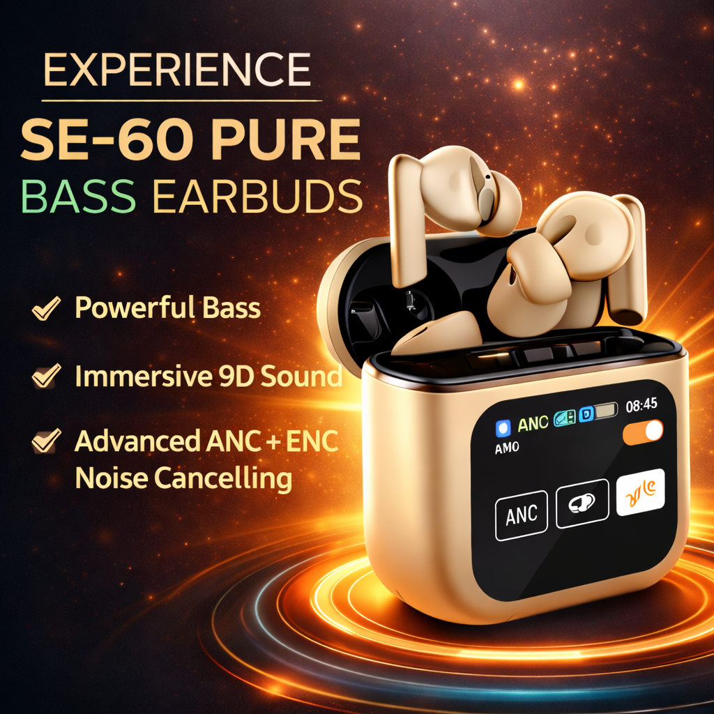 PureBeatz BassVault Pro | LCD Display Airbuds